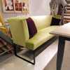 sofa couch esstischsofa tapis in velvet stoff in gruen fuer wohnzimmer und esszimmer von sensa einrichtungen in muenster