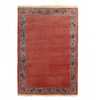 2278 domicil sensa teppich nepal randeingefasst rot rosa floral blumenrand wolle handgeknuepft muenster