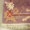 1184 domicil sensa teppich nepal fantasieblume lila wolle handgeknuepft muenster