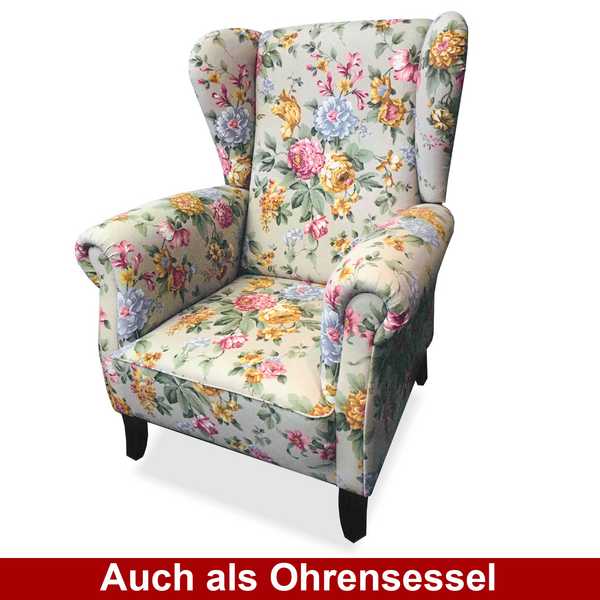 ohrensessel carlo floral 
