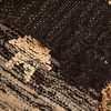 2600 domicil sensa teppich lando tulpani schwarz beigefraise flach baumwolle handgewebt muenster