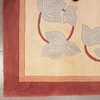 2006 domicil sensa teppich nepal efeu ranken lachs rot hell schlicht wolle handgeknuepft muenster