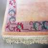 4243 domicil sensa teppich nepal shoba langri borduere lachs reine schurwolle handgeknuepft muenster